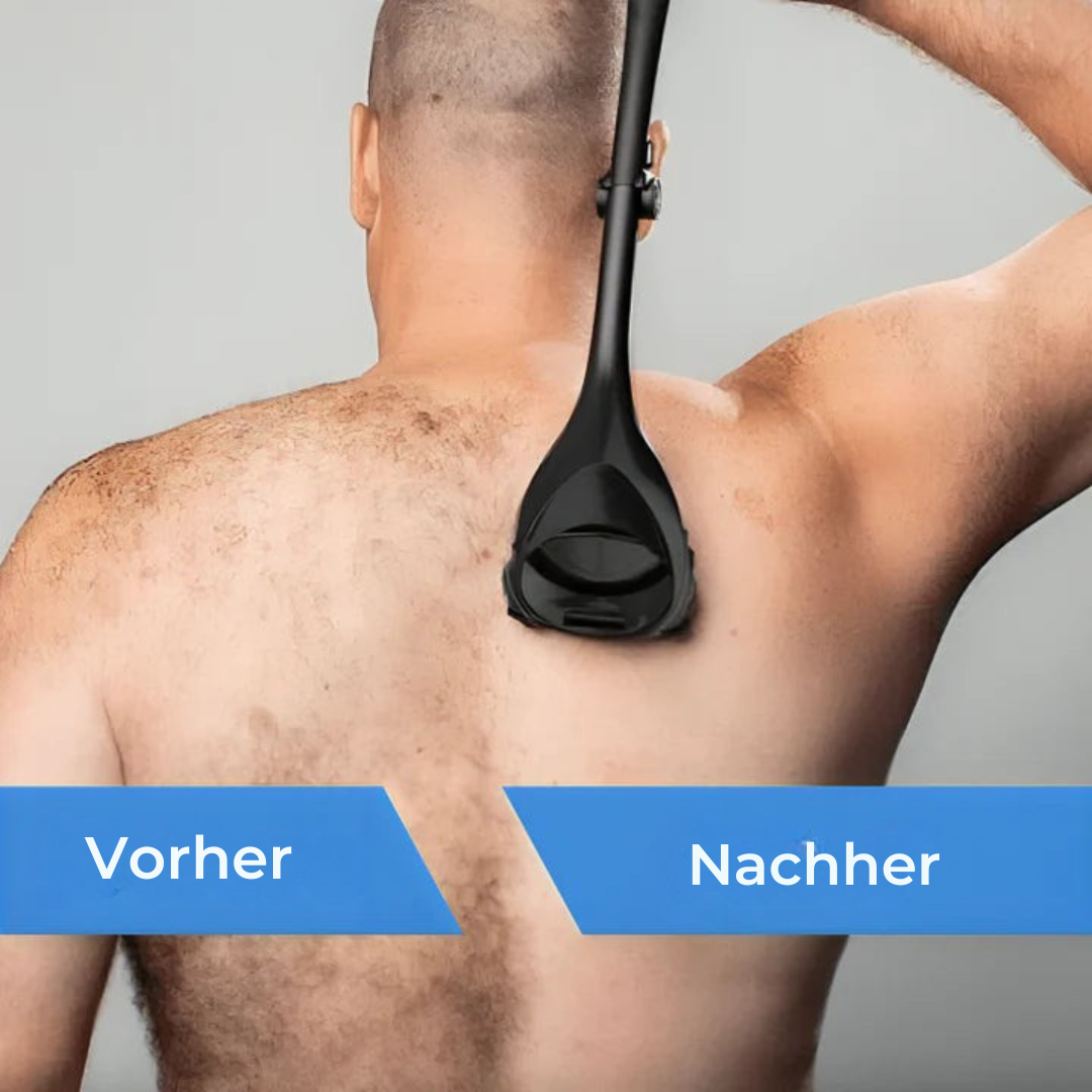 BackGlide™ Mühelose saubere Rasur