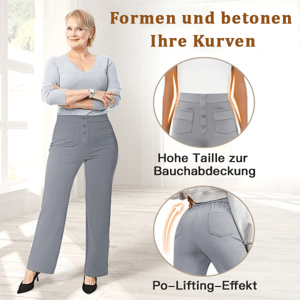 ComfortPlus™ | Lässige Stretch-Hose mit hoher Taille für Frauen