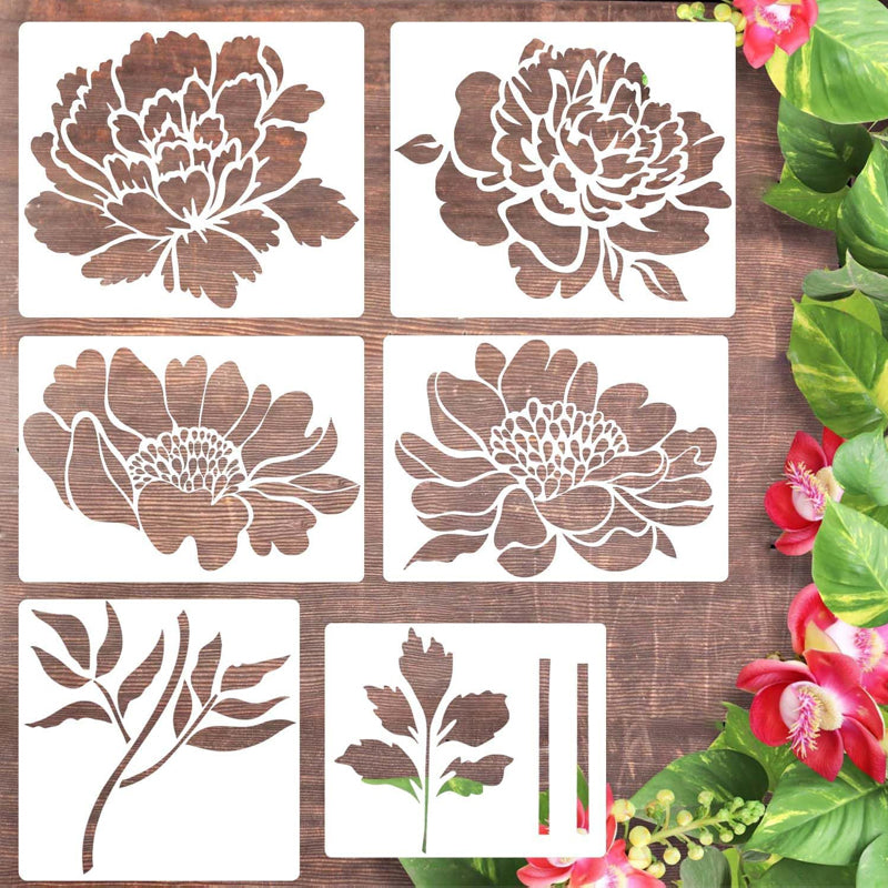 FlowerCraft™ | Große dekorative Blumenschablonen