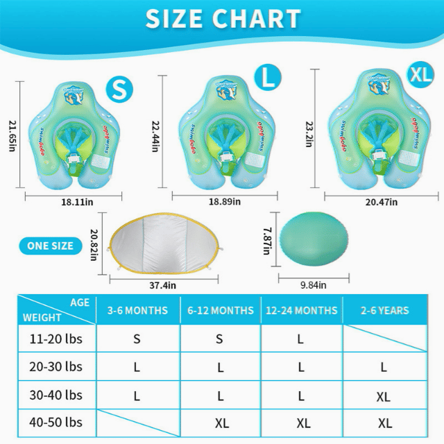 AquaTots™ | Baby Schwimmbecken Auftriebshilfe