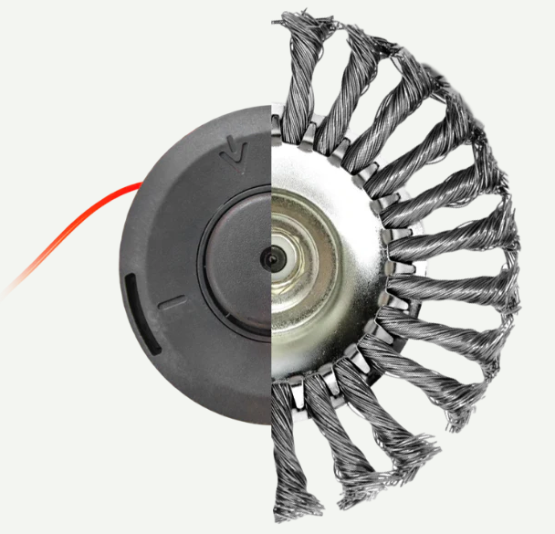 TrimmerBoss™ | Robuste Metall-Schneidkopf für Rasentrimmer
