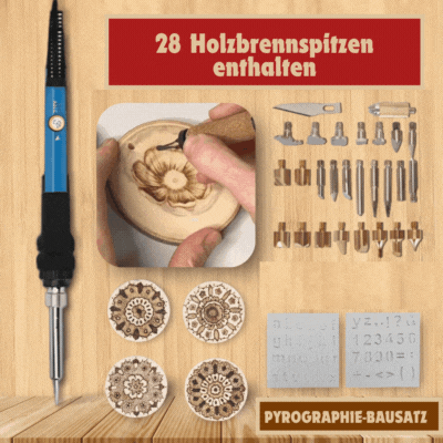 PyroCraft Pro™ |  Lassen Sie Ihrer Kreativität freien Lauf | 1 Set mit 28 Tipps