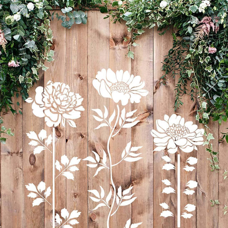 FlowerCraft™ | Große dekorative Blumenschablonen