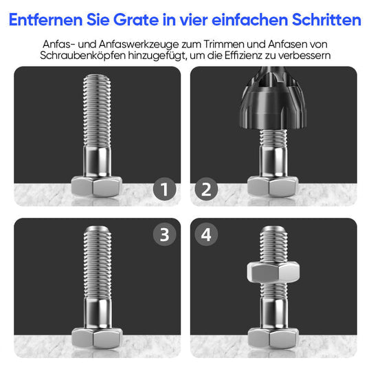 BoltMaster™ | Werkzeuge zum Entgraten von Schraubenbolzen