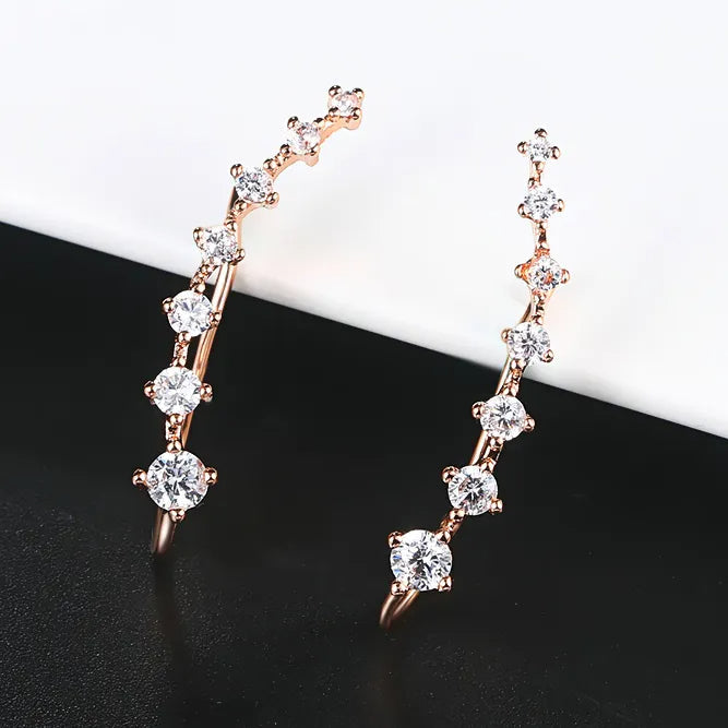 Holly™ – Funkelnde Stern-Ohrringe mit Diamantglanz