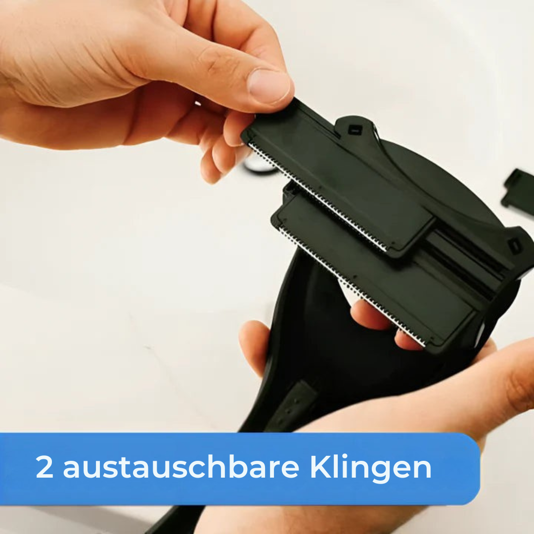 BackGlide™ Mühelose saubere Rasur
