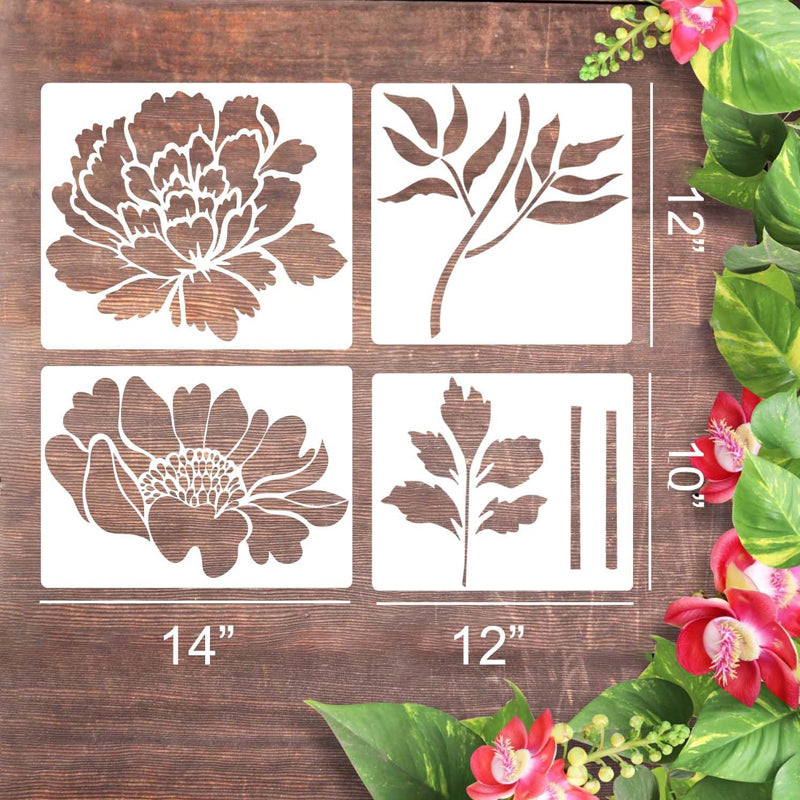 FlowerCraft™ | Große dekorative Blumenschablonen