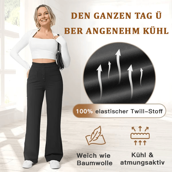 ComfortPlus™ | Lässige Stretch-Hose mit hoher Taille für Frauen