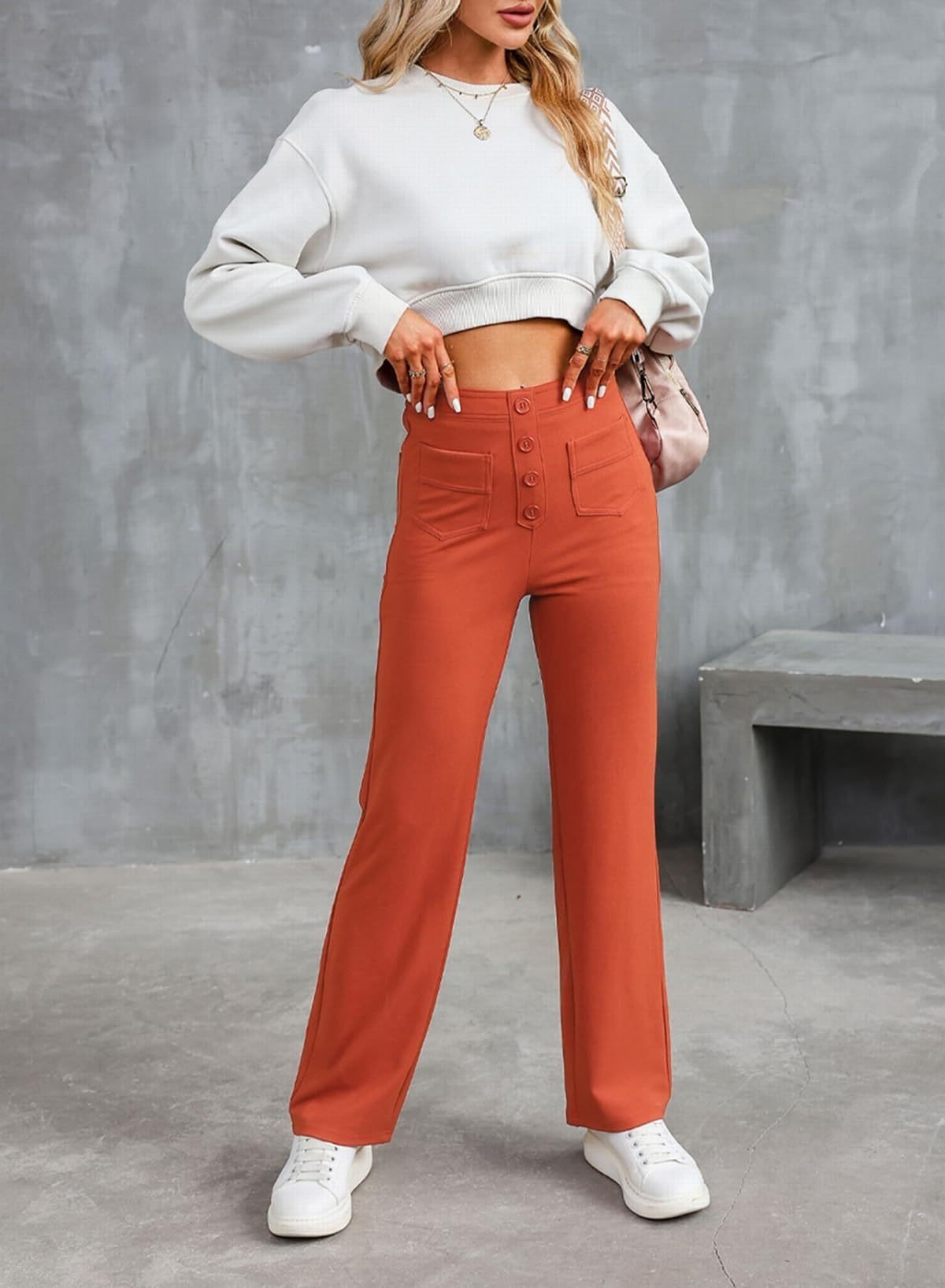 ComfortPlus™ | Lässige Stretch-Hose mit hoher Taille für Frauen