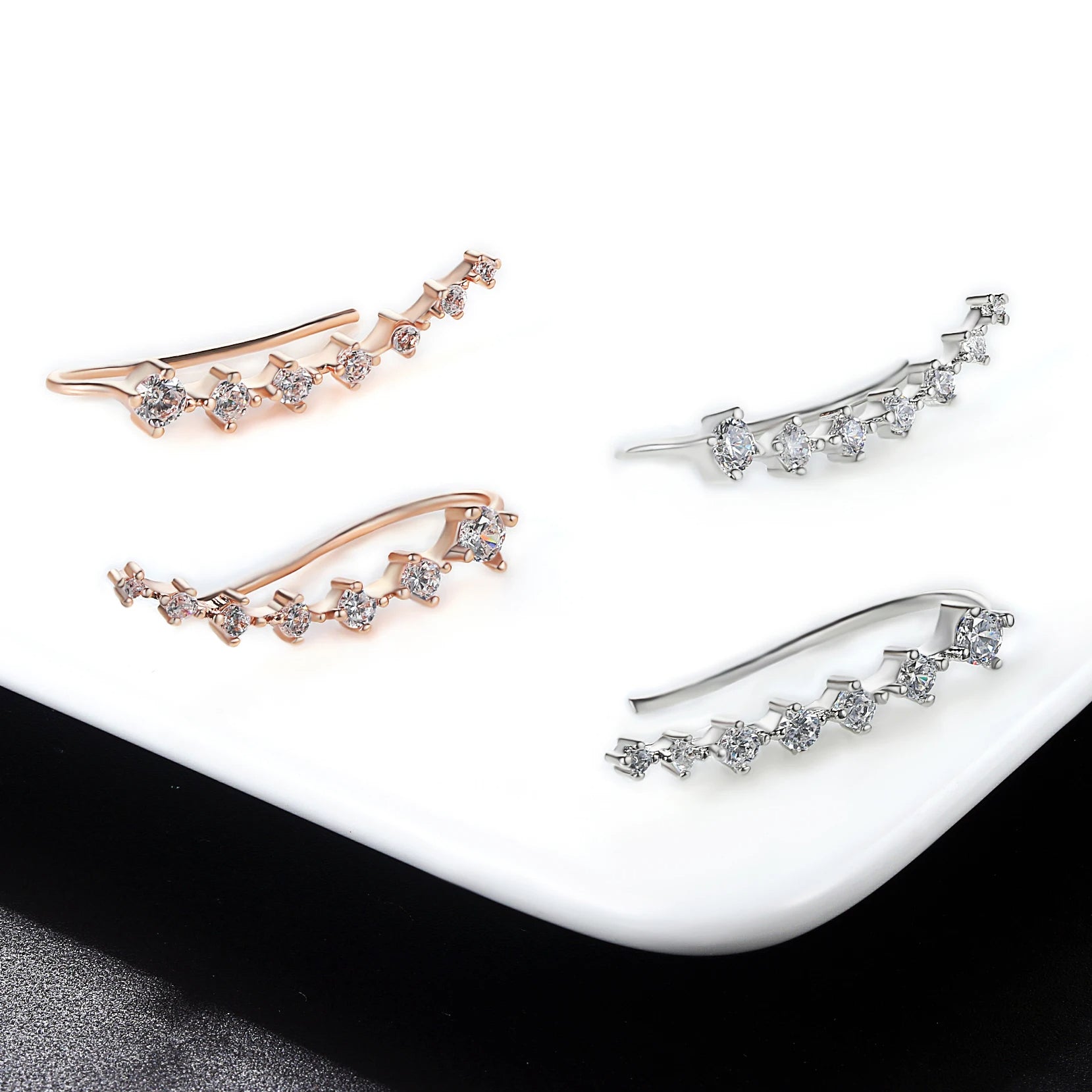 Holly™ – Funkelnde Stern-Ohrringe mit Diamantglanz