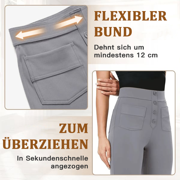 ComfortPlus™ | Lässige Stretch-Hose mit hoher Taille für Frauen
