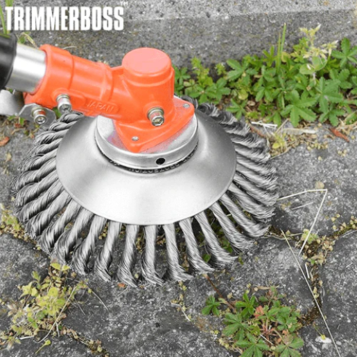 TrimmerBoss™ | Robuste Metall-Schneidkopf für Rasentrimmer