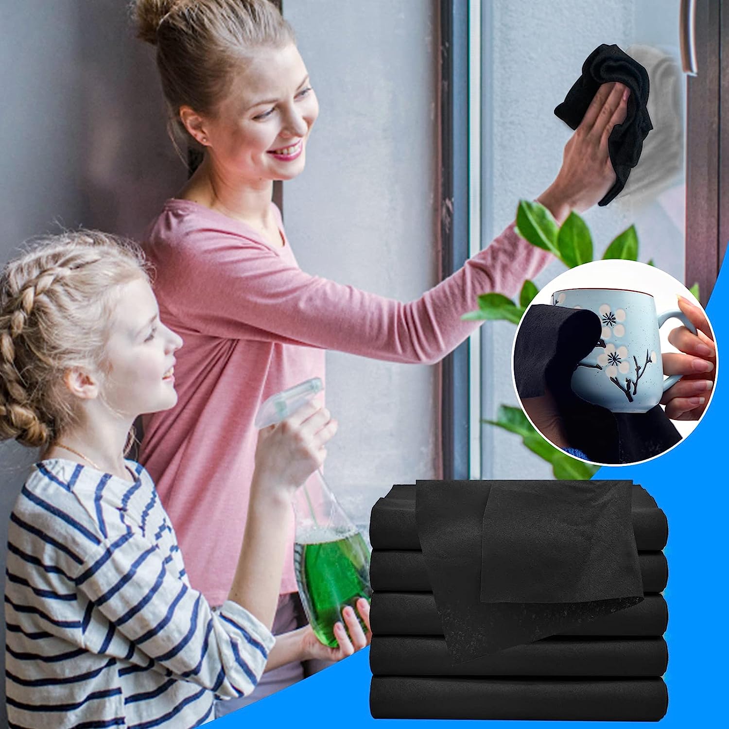 SoftSwipe™ Sanftes kratzfreies Wischtuch