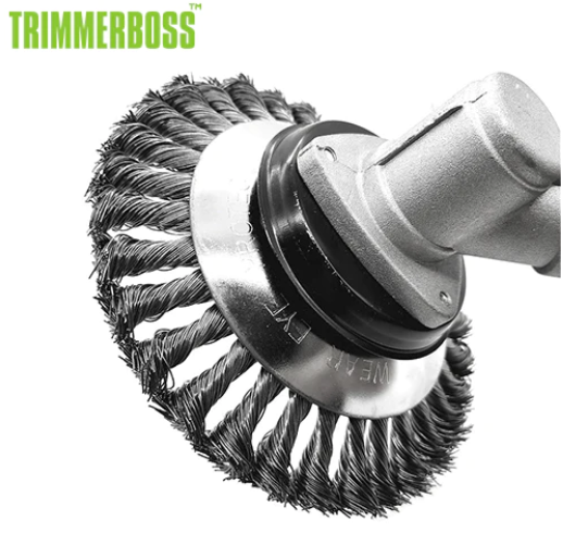 TrimmerBoss™ | Robuste Metall-Schneidkopf für Rasentrimmer