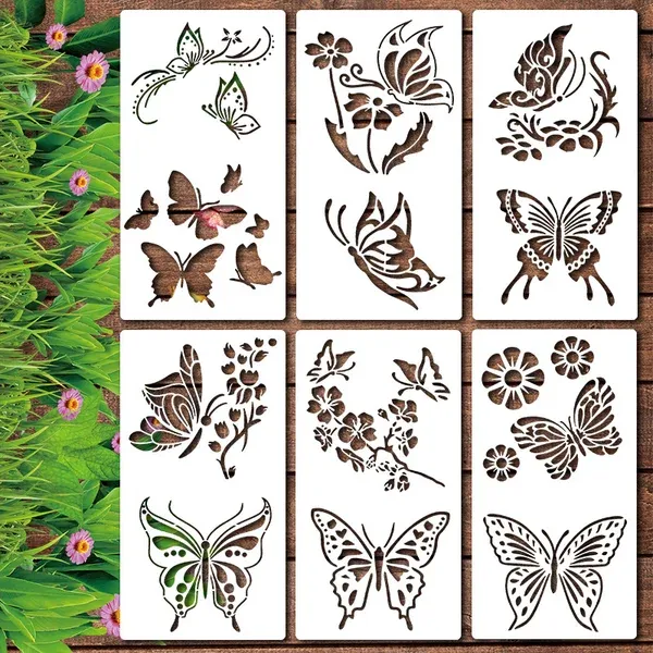 FlowerCraft™ | Große dekorative Blumenschablonen