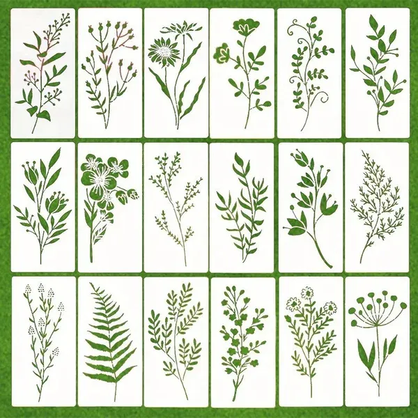 FlowerCraft™ | Große dekorative Blumenschablonen