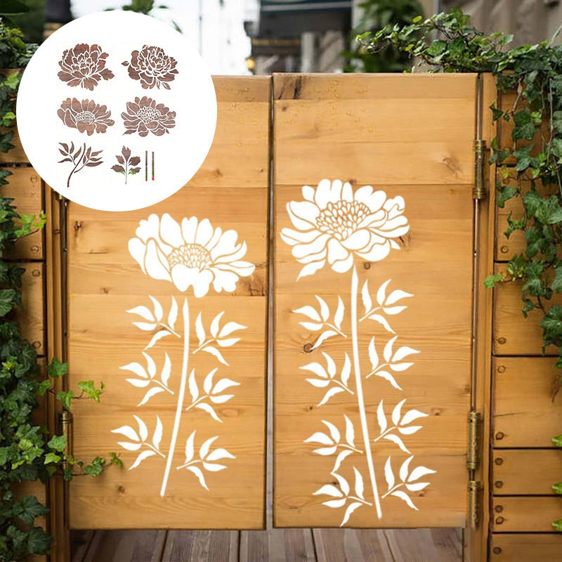 FlowerCraft™ | Große dekorative Blumenschablonen