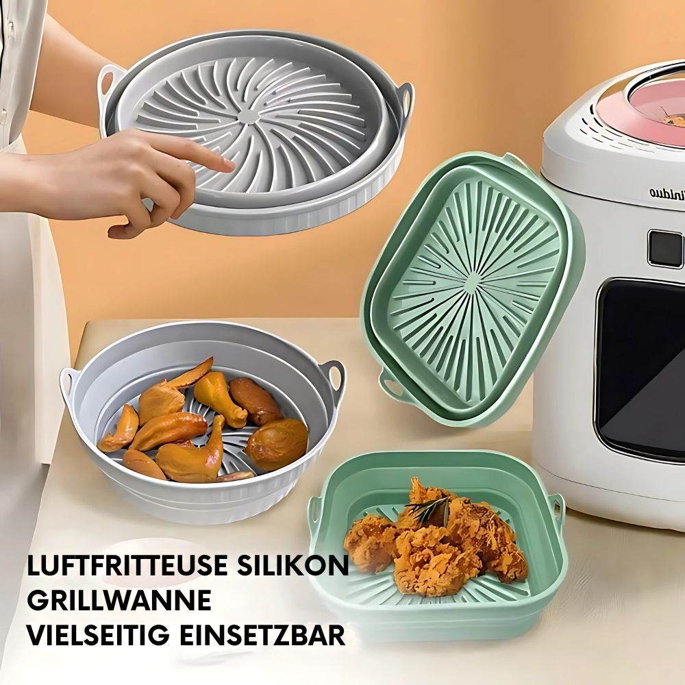 FlexiPan™ | Silikon-Grillpfanne für Heißluftfritteusen