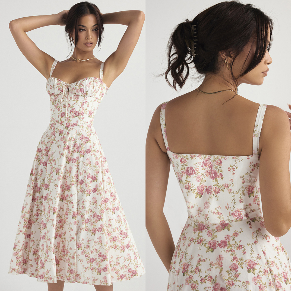 FlexiChic™ | Kabelloser Bustier Sonnenkleid