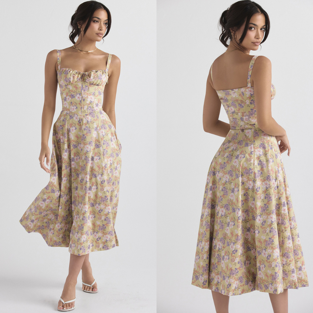 FlexiChic™ | Kabelloser Bustier Sonnenkleid