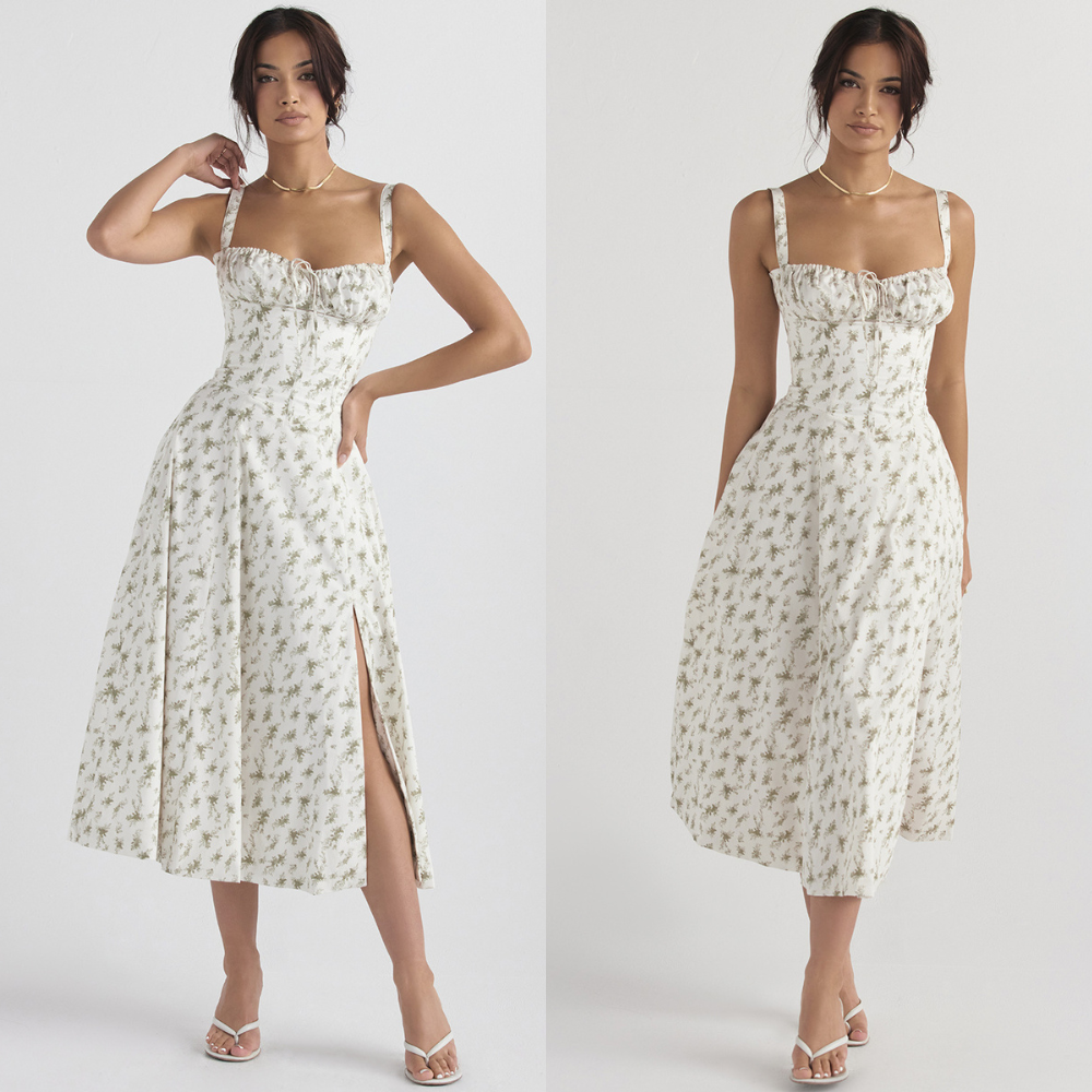 FlexiChic™ | Kabelloser Bustier Sonnenkleid