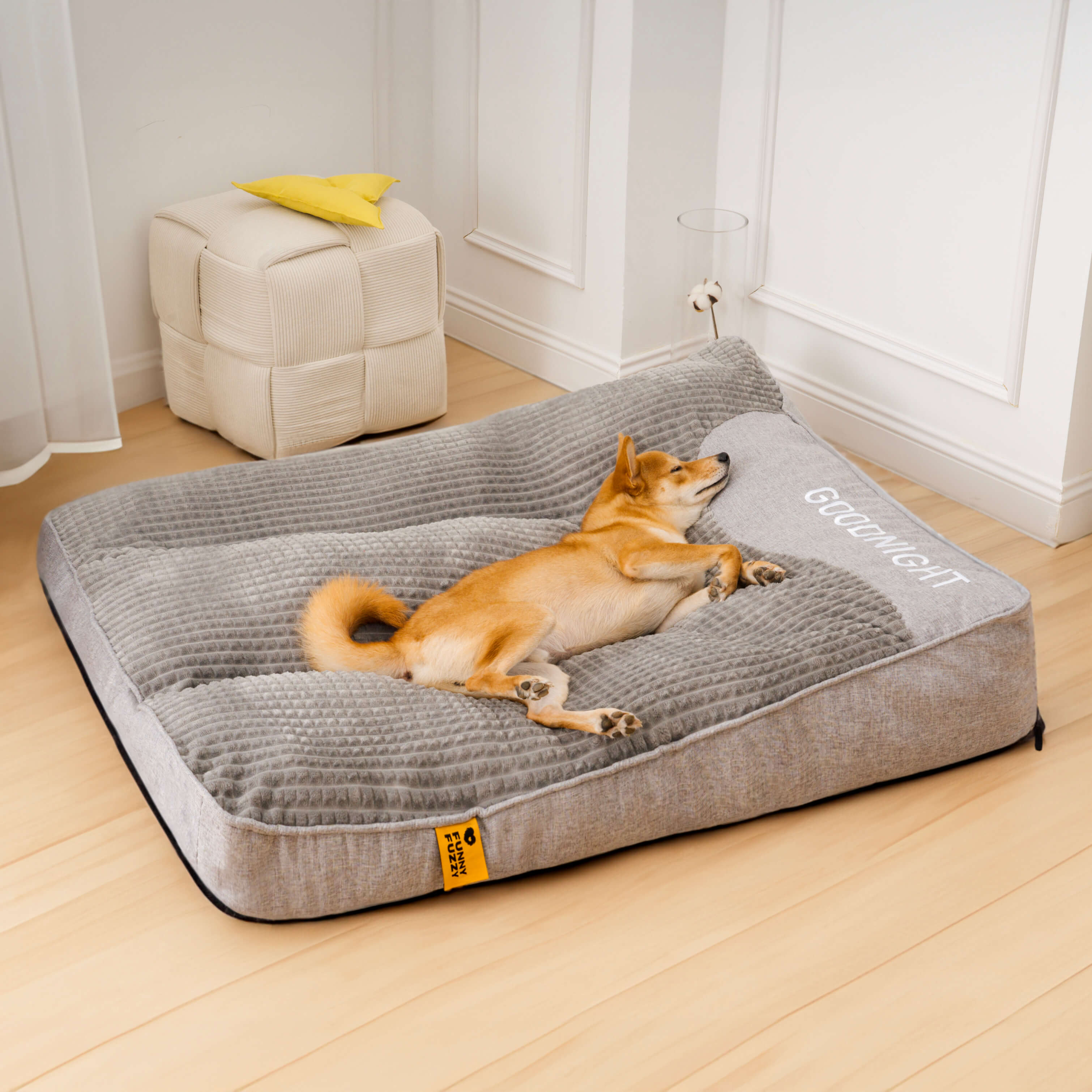 Snuggo™  | Orthopädisches Hundekissenbett mit weichem, waschbarem Bezug [Letzter Tag Rabatt]