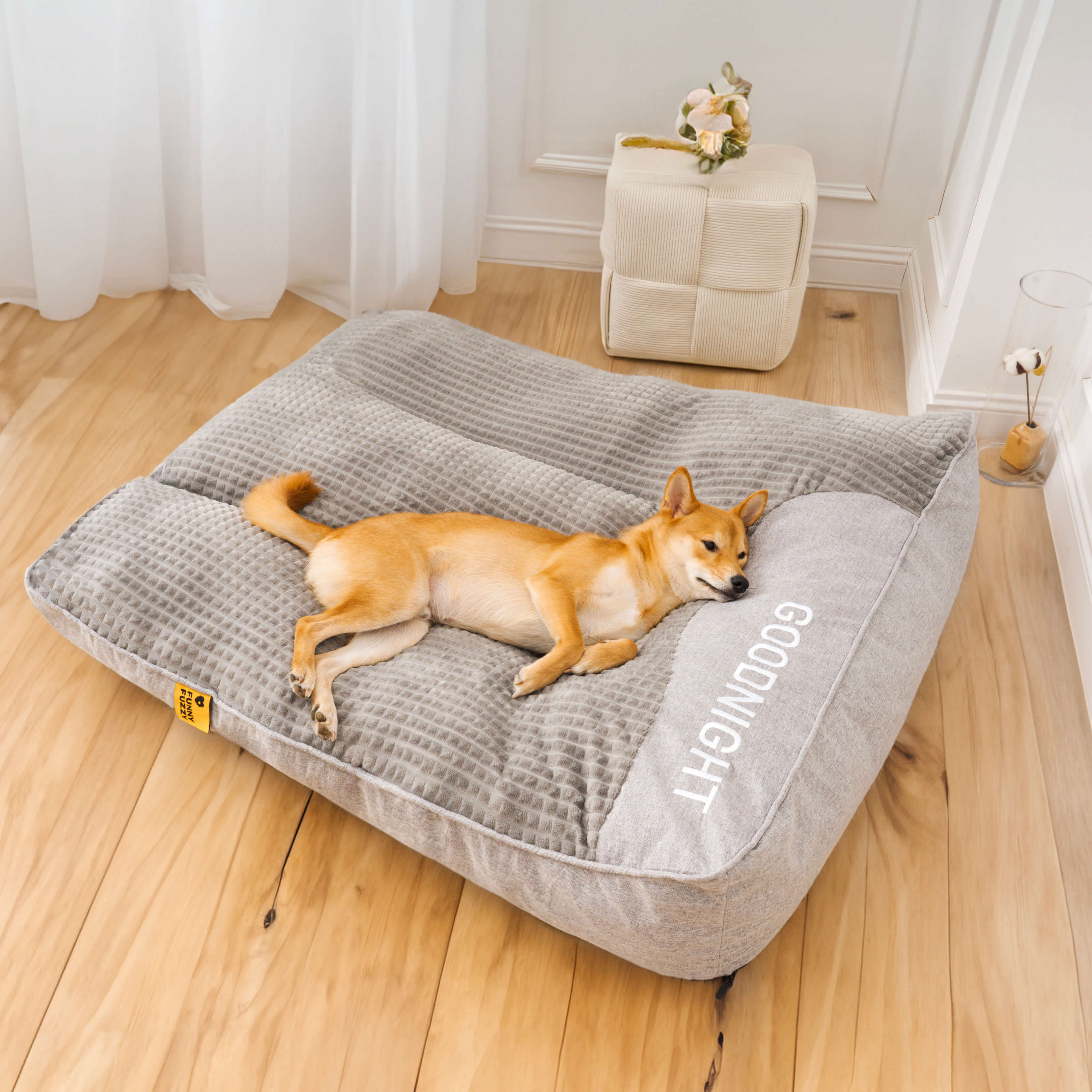 Snuggo™  | Orthopädisches Hundekissenbett mit weichem, waschbarem Bezug [Letzter Tag Rabatt]
