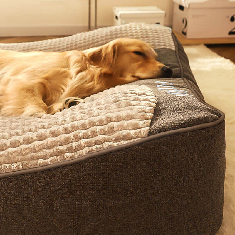 Snuggo™  | Orthopädisches Hundekissenbett mit weichem, waschbarem Bezug [Letzter Tag Rabatt]