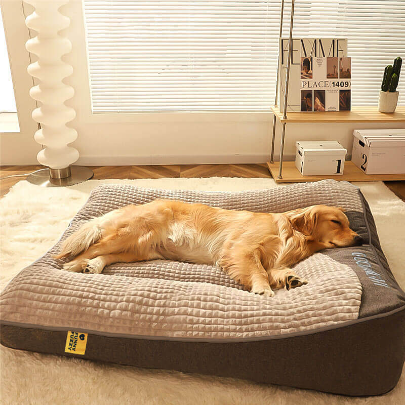 Snuggo™  | Orthopädisches Hundekissenbett mit weichem, waschbarem Bezug [Letzter Tag Rabatt]