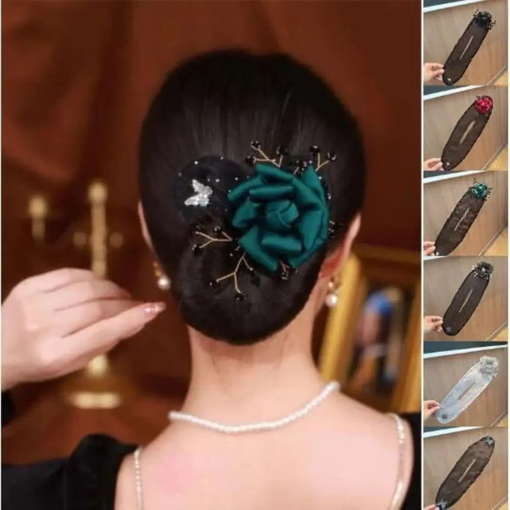 EasyLoop™ | Gefädeltes Stirnband mit Blumen
