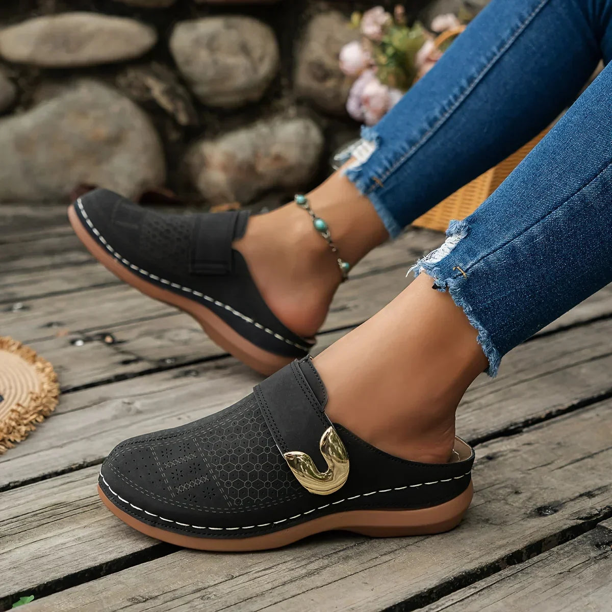 Lani™ - Schicke, stützende Keilsandalen