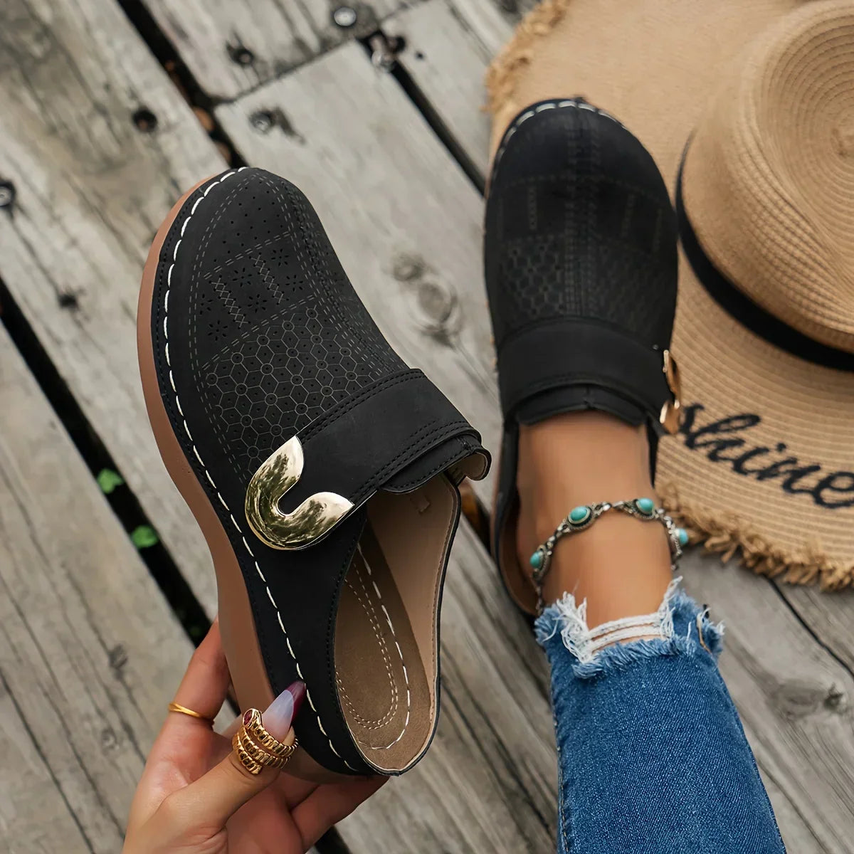 Lani™ - Schicke, stützende Keilsandalen