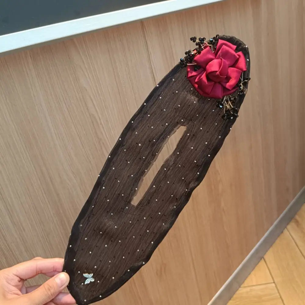 EasyLoop™ | Gefädeltes Stirnband mit Blumen