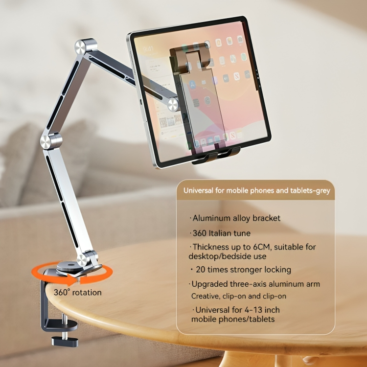 EliteStand™ | Stabiler Tablet- und Handyhalter aus Aluminium