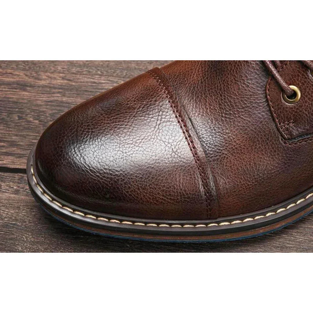 Dawson – Klassische Oxford-Stiefel aus echtem Leder