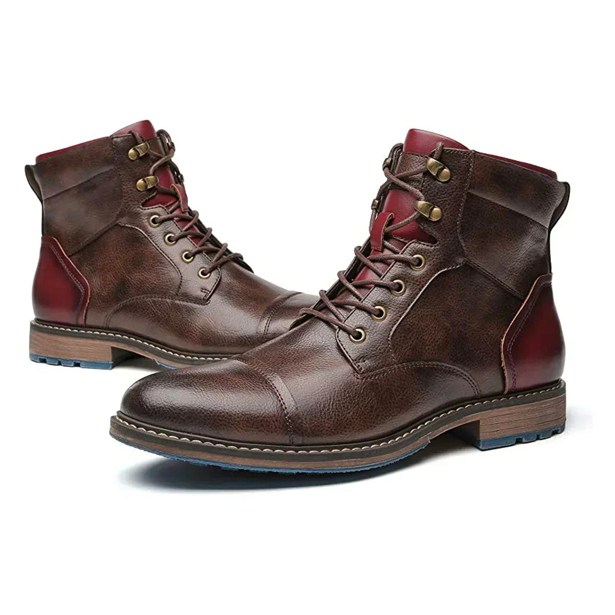 Dawson – Klassische Oxford-Stiefel aus echtem Leder