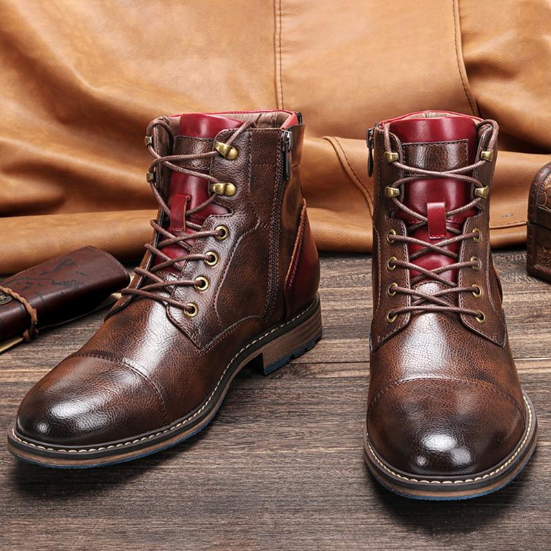 Dawson – Klassische Oxford-Stiefel aus echtem Leder