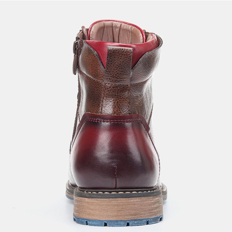 Dawson – Klassische Oxford-Stiefel aus echtem Leder