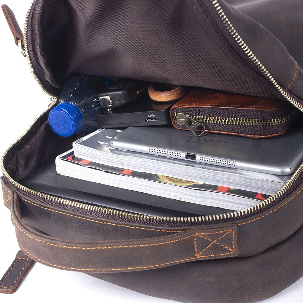 Toledo™ – Moderner Rucksack aus echtem Leder