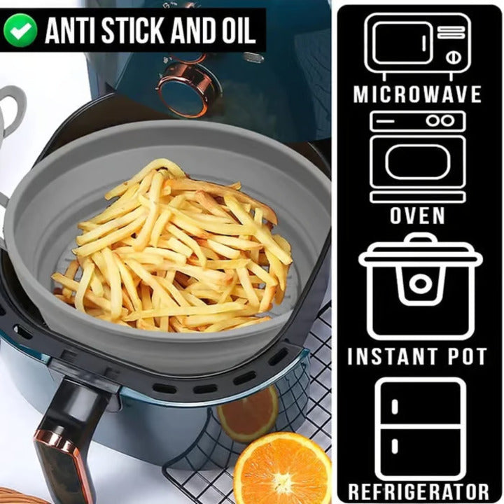 FlexiPan™ | Silikon-Grillpfanne für Heißluftfritteusen