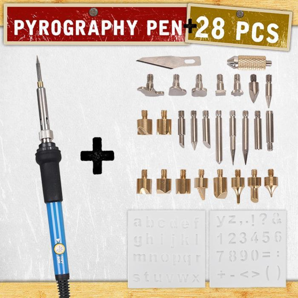 PyroCraft Pro™ |  Lassen Sie Ihrer Kreativität freien Lauf | 1 Set mit 28 Tipps