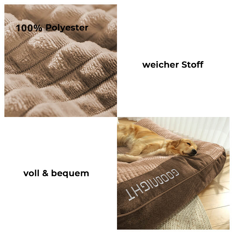 Snuggo™  | Orthopädisches Hundekissenbett mit weichem, waschbarem Bezug [Letzter Tag Rabatt]
