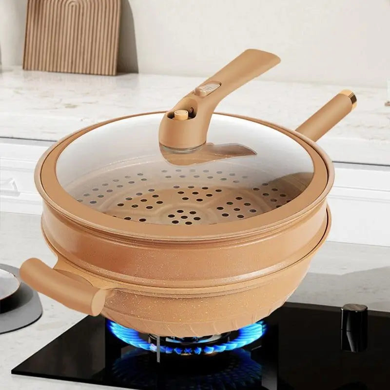 WokMeister™ | Professionelle Non-Stick Wokpande