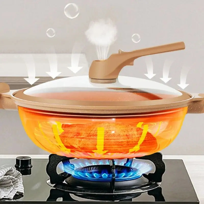 WokMeister™ | Professionelle Non-Stick Wokpande