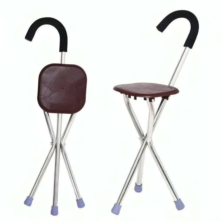 CrutchSeat™ | 2-in-1 Gehstock und faltbarer Sitz