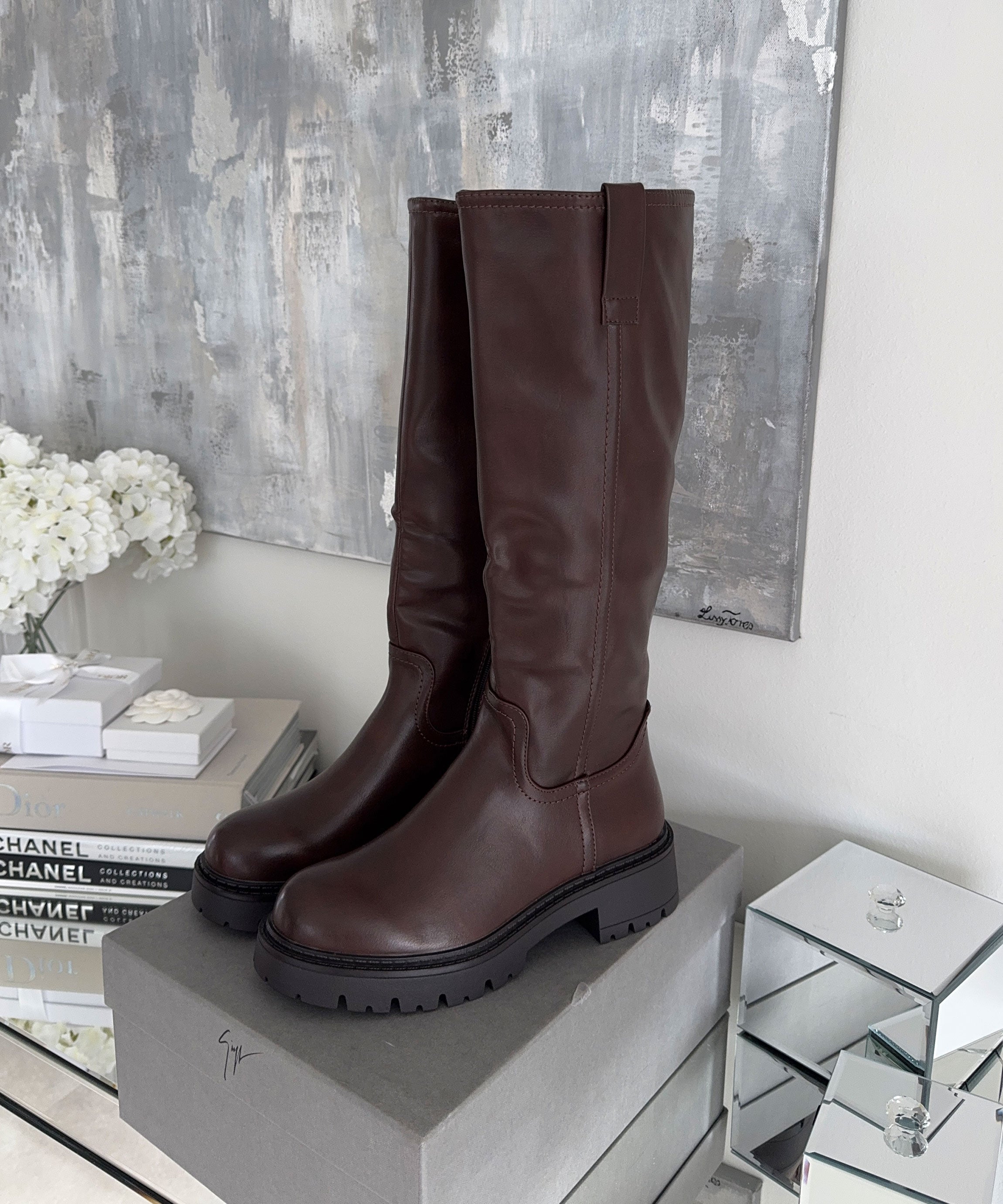 Stiefel Chira Braun
