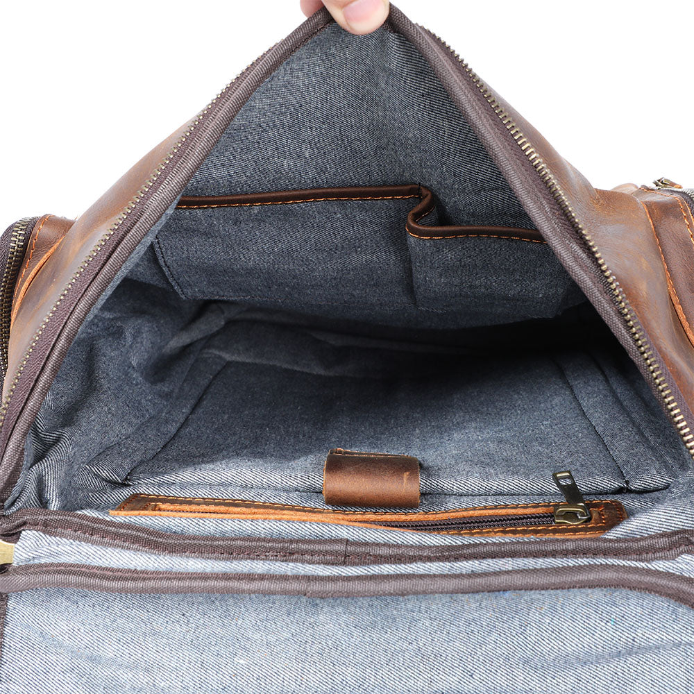 Kalmar™ - Laptop-Rucksack aus Leder
