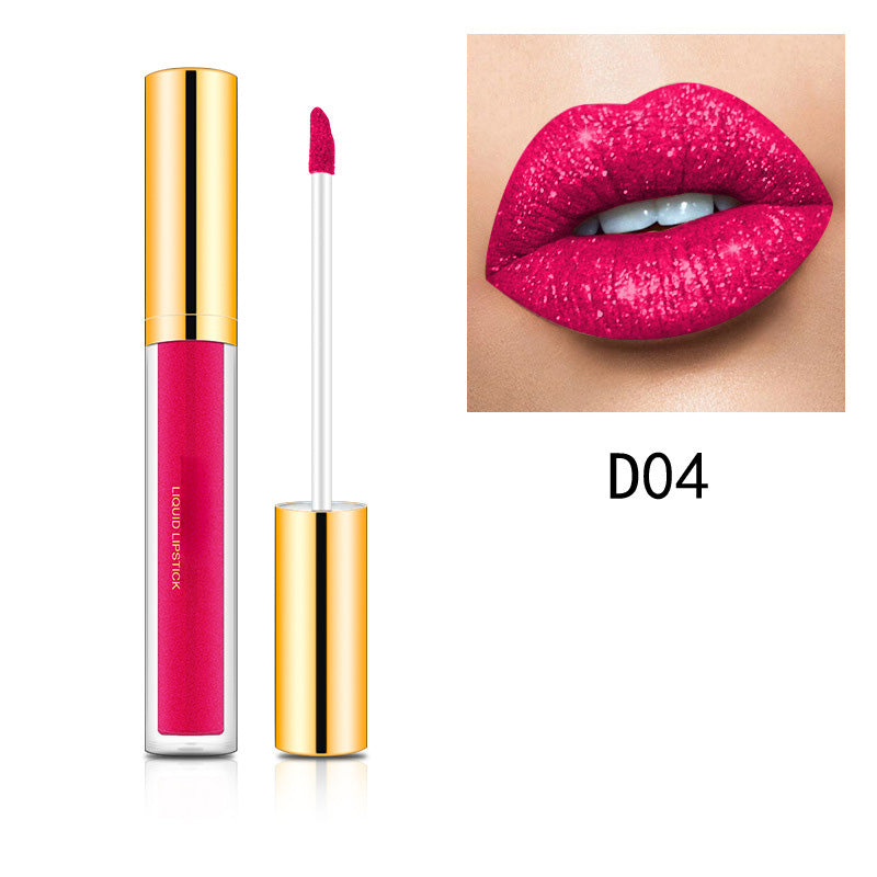 GlamLips™ | Metallischer flüssiger Diamant-Glitter-Lippenstift