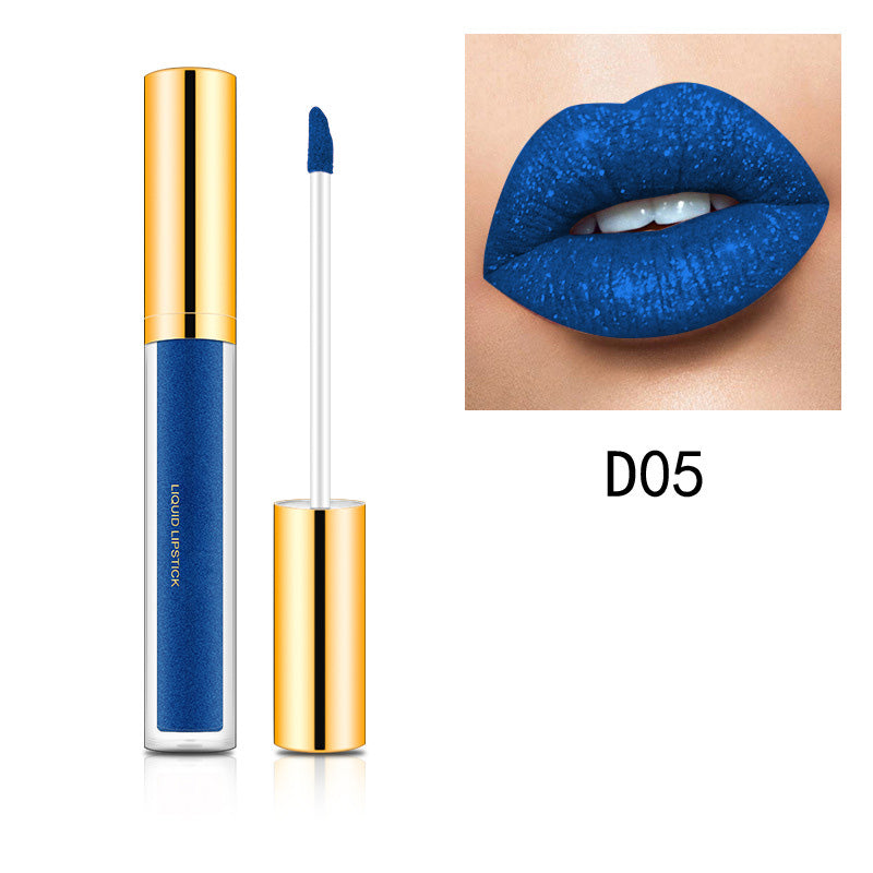 GlamLips™ | Metallischer flüssiger Diamant-Glitter-Lippenstift