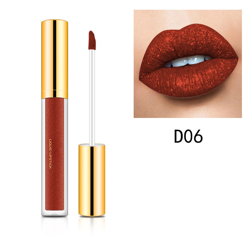 GlamLips™ | Metallischer flüssiger Diamant-Glitter-Lippenstift